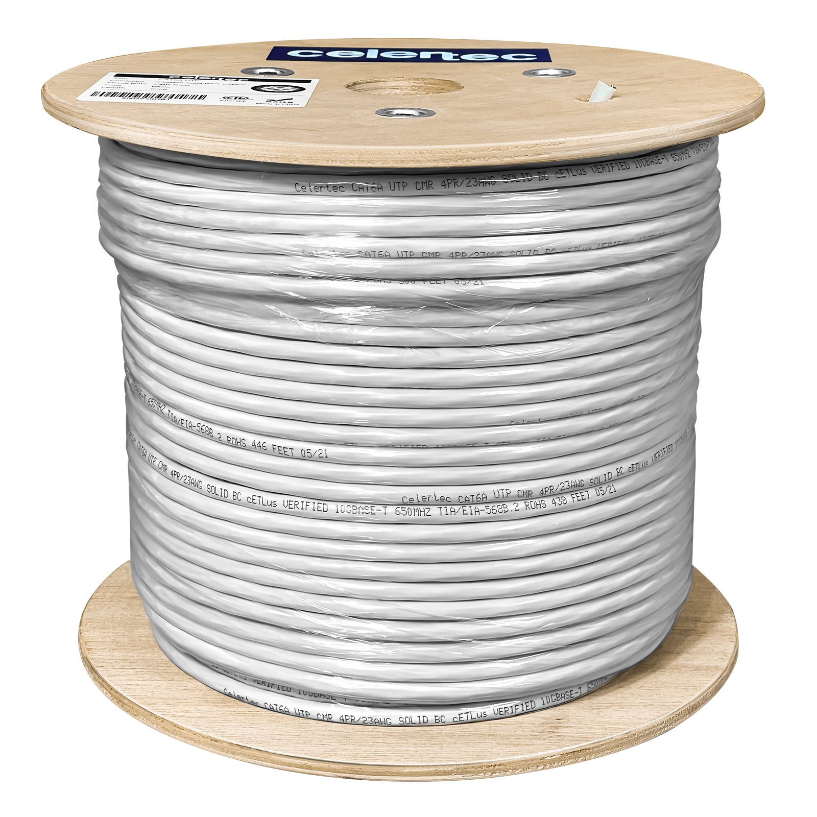 cat6a utp cmr 1000ft white