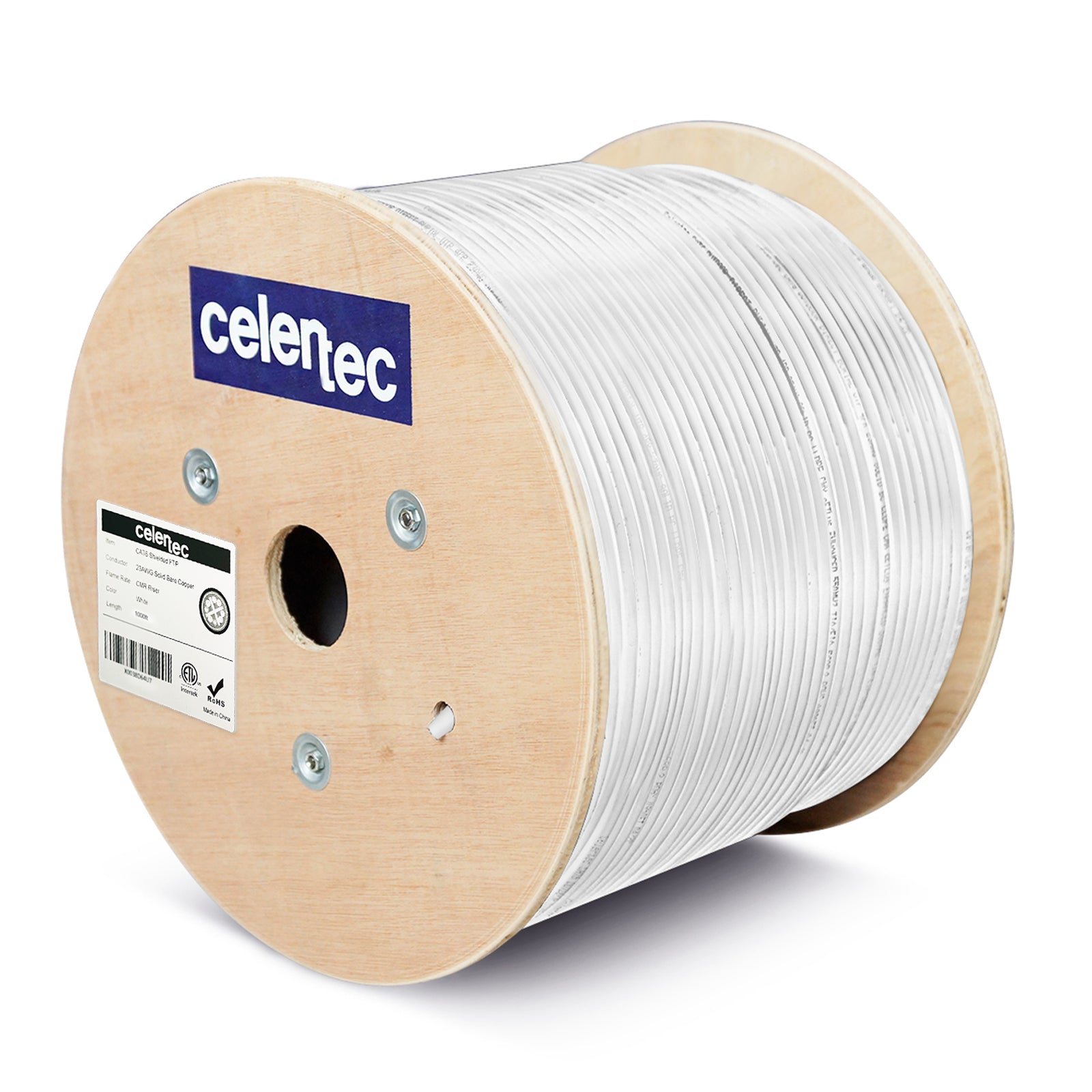 Cat6 Shielded Cable 1000ft white